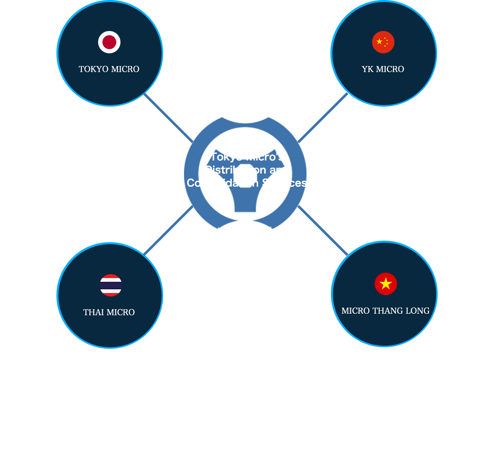 Tokyo Micro's Distribution and Consolidation Services